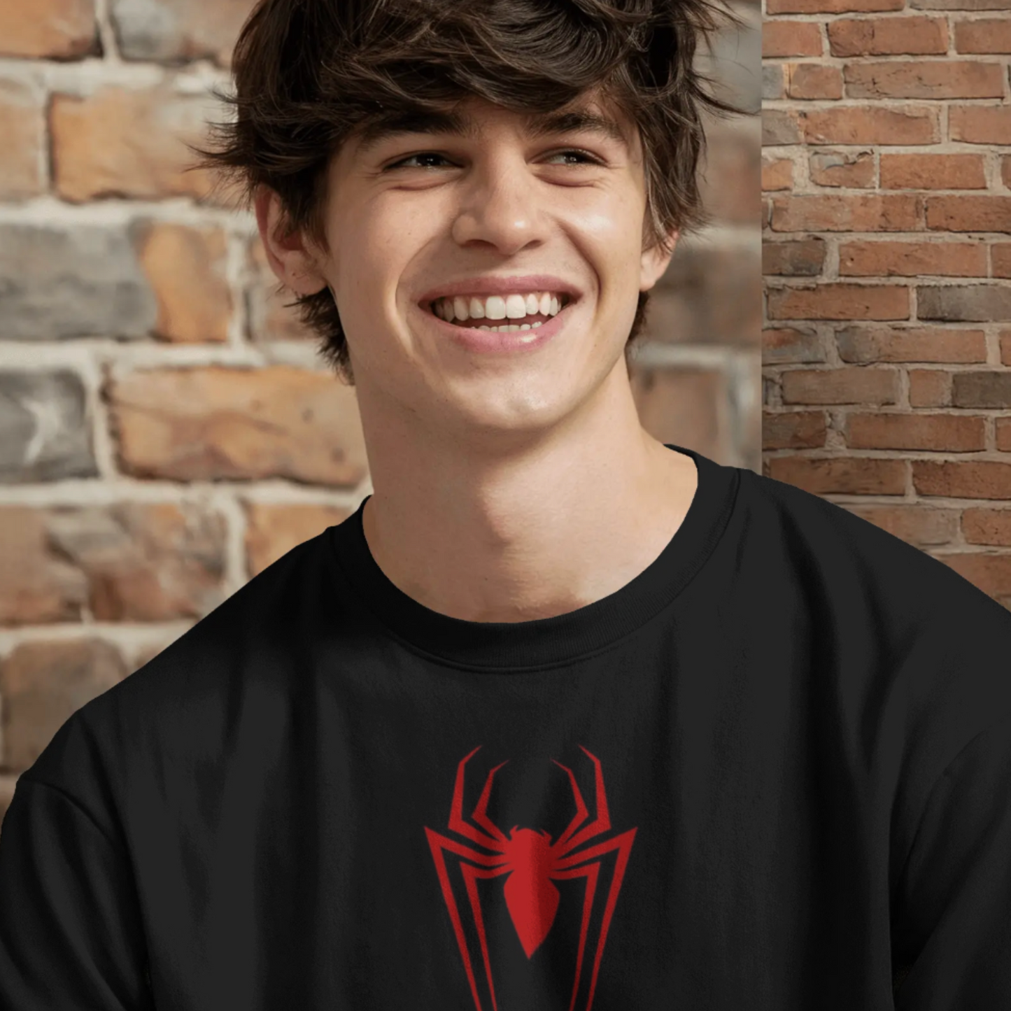 spiderman oversleeve t-shirt