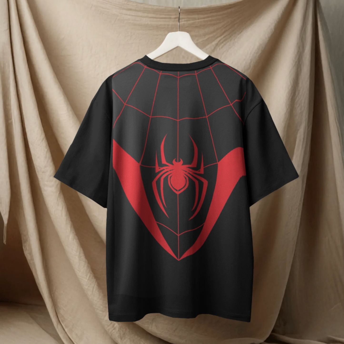 spiderman over sleeve t-shirt